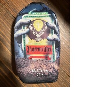 Jagermeister Halloween 2012 Zombie Neoprene Bottle Koozie Insulator NWT